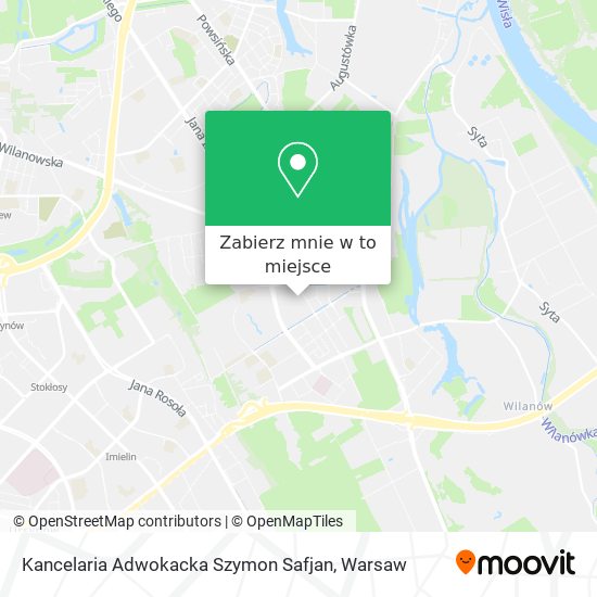 Mapa Kancelaria Adwokacka Szymon Safjan