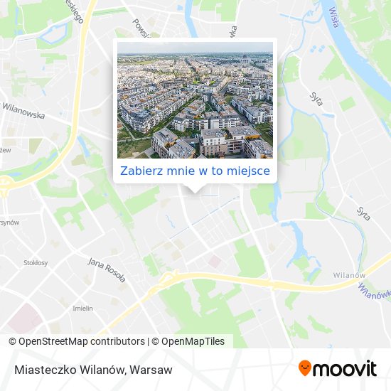 Mapa Miasteczko Wilanów