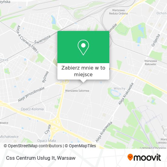 Mapa Css Centrum Usług It
