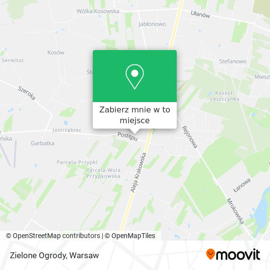 Mapa Zielone Ogrody