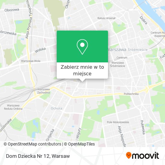 Mapa Dom Dziecka Nr 12