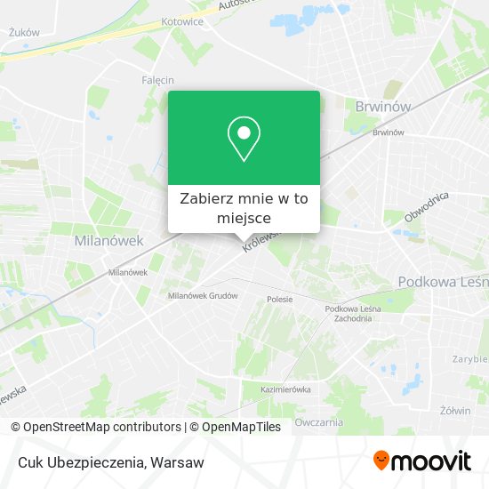 Mapa Cuk Ubezpieczenia