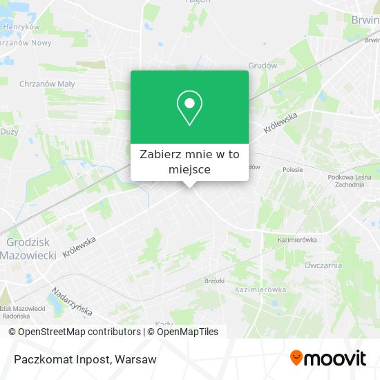 Mapa Paczkomat Inpost