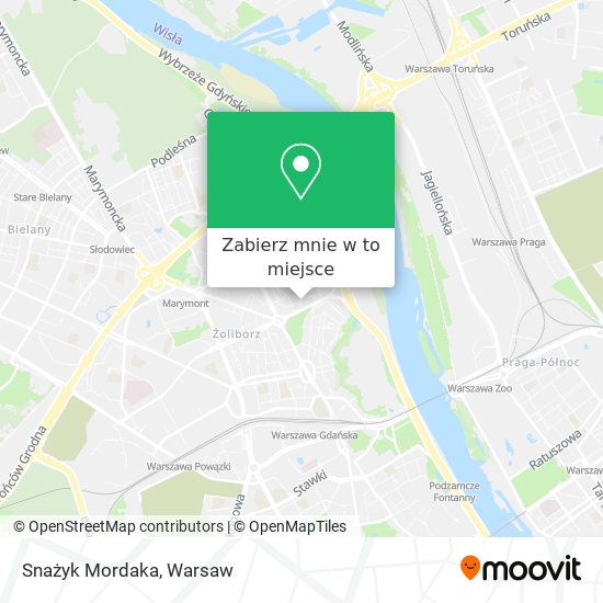 Mapa Snażyk Mordaka