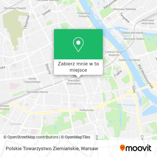 Mapa Polskie Towarzystwo Ziemiańskie