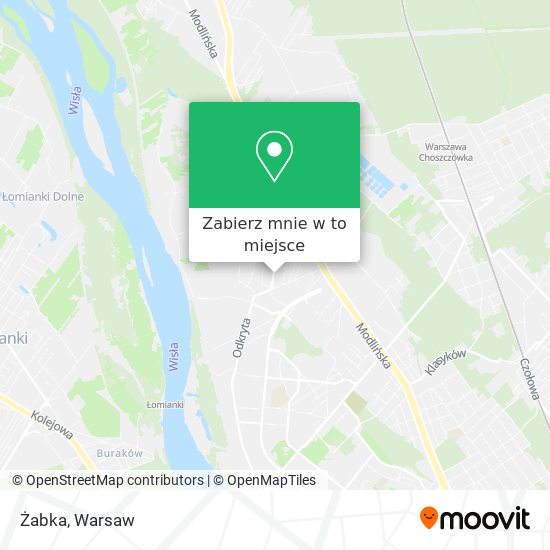 Mapa Żabka