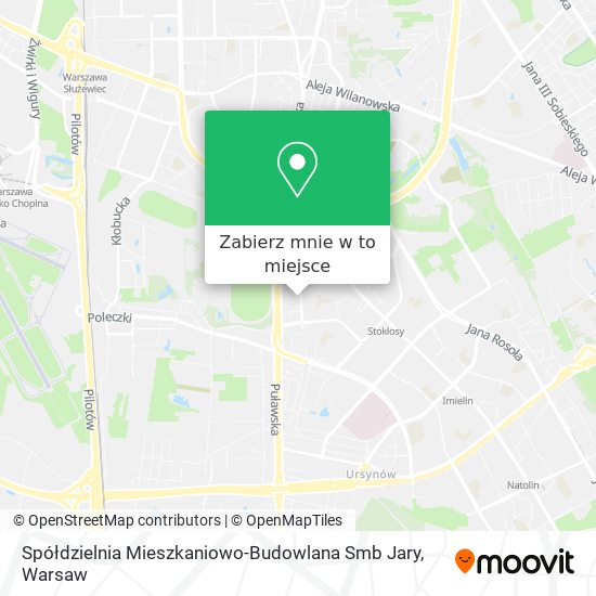 Mapa Spółdzielnia Mieszkaniowo-Budowlana Smb Jary