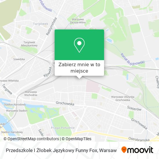 Mapa Przedszkole I Żłobek Językowy Funny Fox