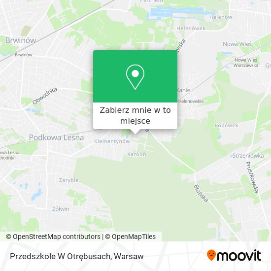 Mapa Przedszkole W Otrębusach