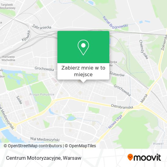 Mapa Centrum Motoryzacyjne