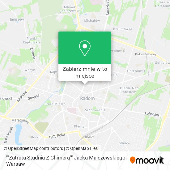 Mapa ""Zatruta Studnia Z Chimerą"" Jacka Malczewskiego