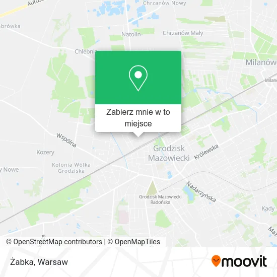 Mapa Żabka