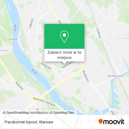 Mapa Paczkomat Inpost