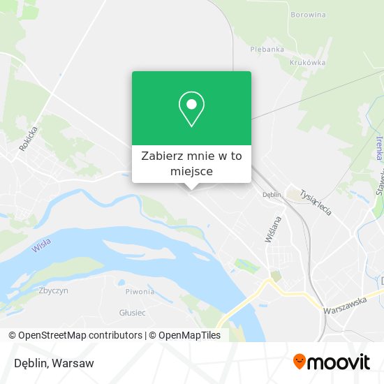 Mapa Dęblin