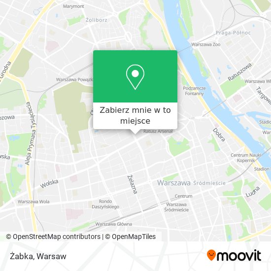 Mapa Żabka