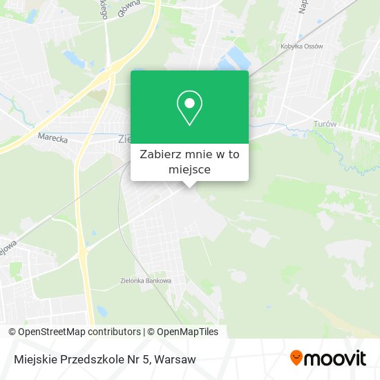 Mapa Miejskie Przedszkole Nr 5