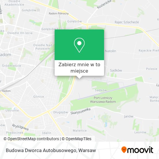 Mapa Budowa Dworca Autobusowego