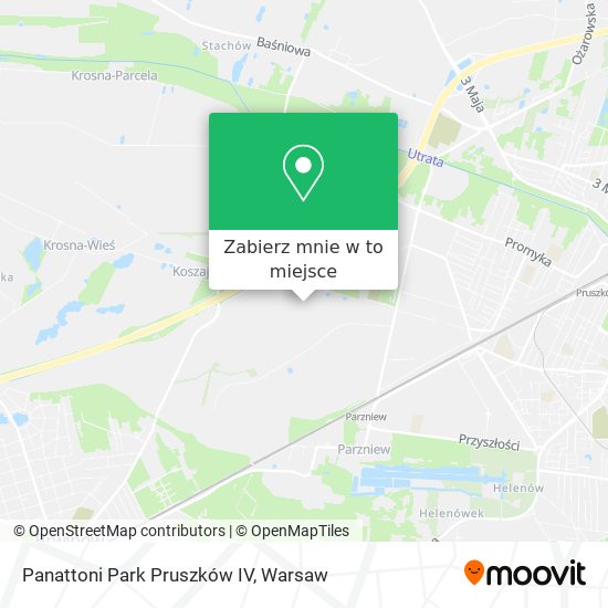 Mapa Panattoni Park Pruszków IV