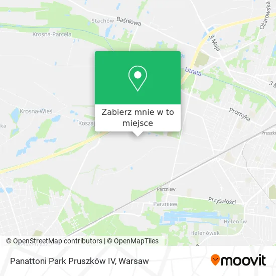 Mapa Panattoni Park Pruszków IV