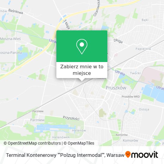 Mapa Terminal Kontenerowy ""Polzug Intermodal""