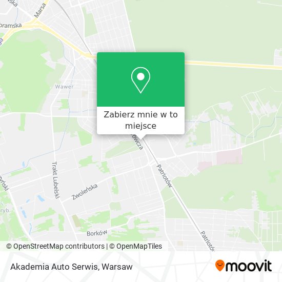 Mapa Akademia Auto Serwis