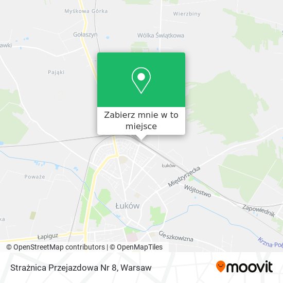 Mapa Strażnica Przejazdowa Nr 8