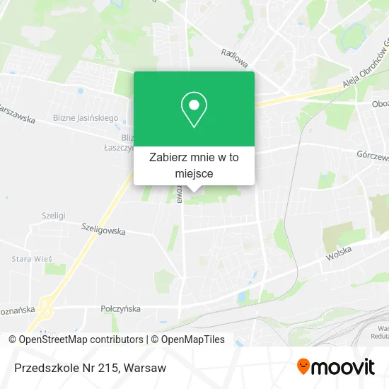 Mapa Przedszkole Nr 215