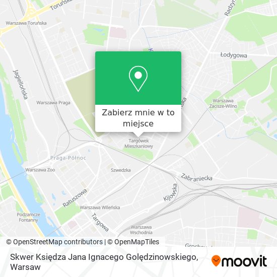 Mapa Skwer Księdza Jana Ignacego Golędzinowskiego