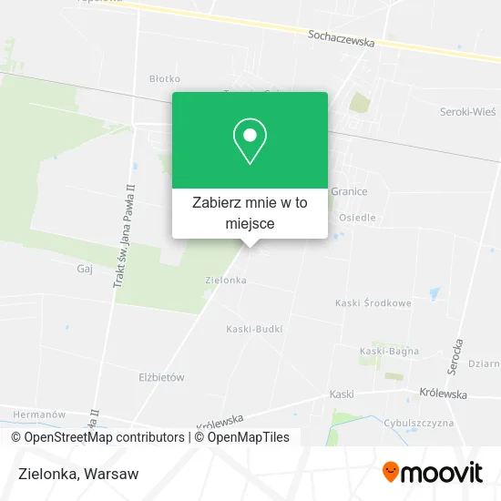 Mapa Zielonka