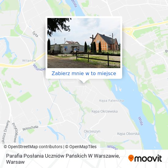 Mapa Parafia Posłania Uczniów Pańskich W Warszawie