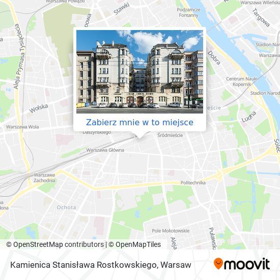 Mapa Kamienica Stanisława Rostkowskiego