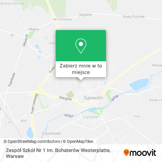 Mapa Zespół Szkół Nr 1 Im. Bohaterów Westerplatte