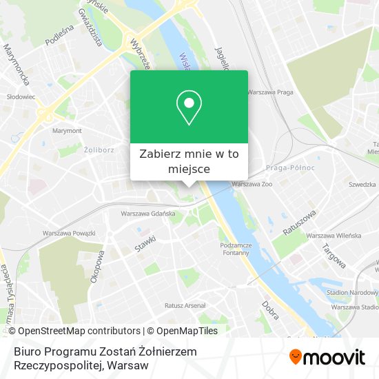 Mapa Biuro Programu Zostań Żołnierzem Rzeczypospolitej