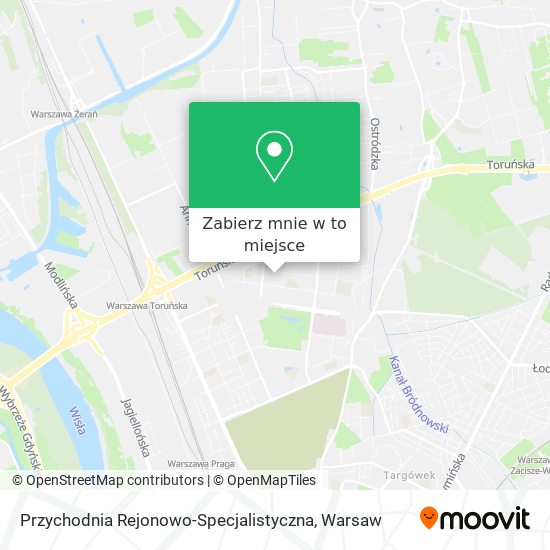 Mapa Przychodnia Rejonowo-Specjalistyczna