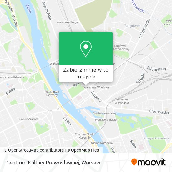 Mapa Centrum Kultury Prawosławnej