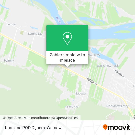 Mapa Karczma POD Dębem