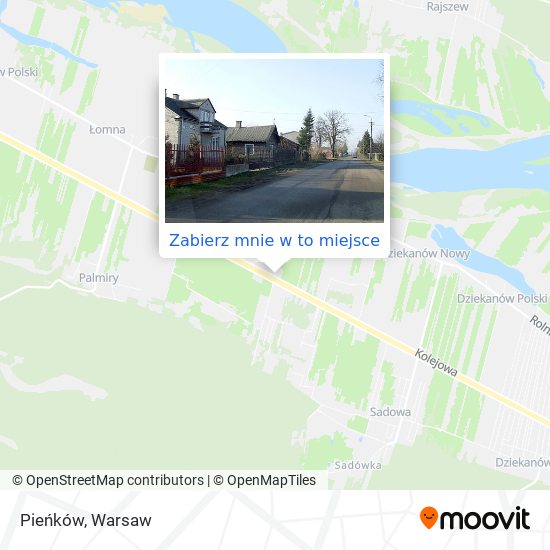 Mapa Pieńków