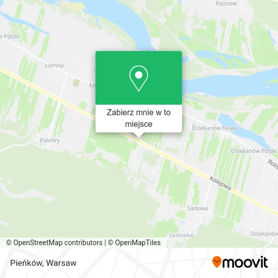 Mapa Pieńków