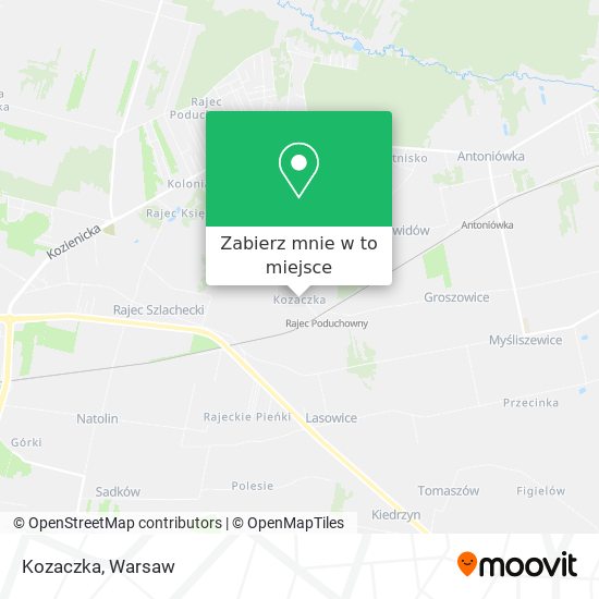 Mapa Kozaczka