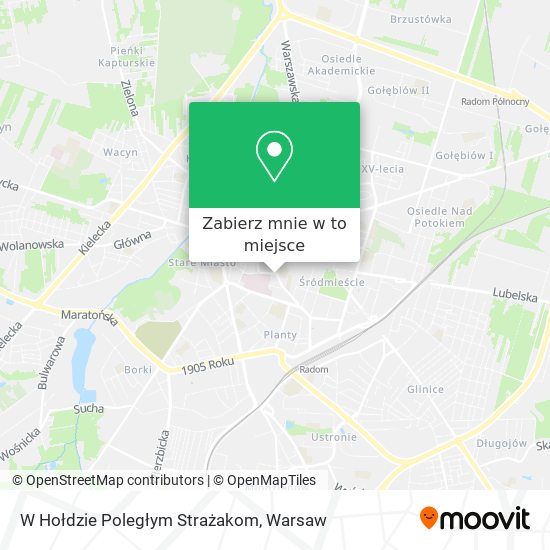 Mapa W Hołdzie Poległym Strażakom