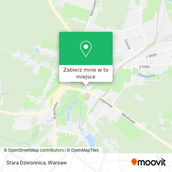 Mapa Stara Dzwonnica