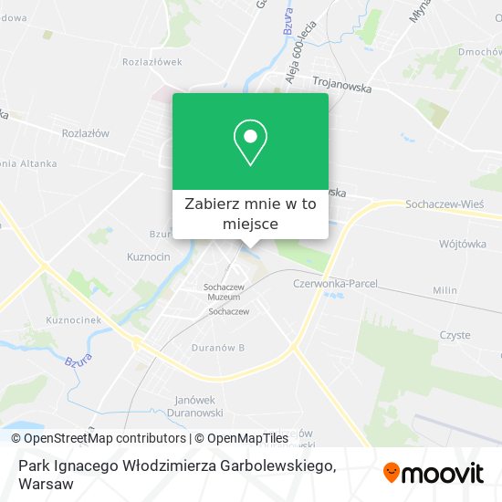 Mapa Park Ignacego Włodzimierza Garbolewskiego