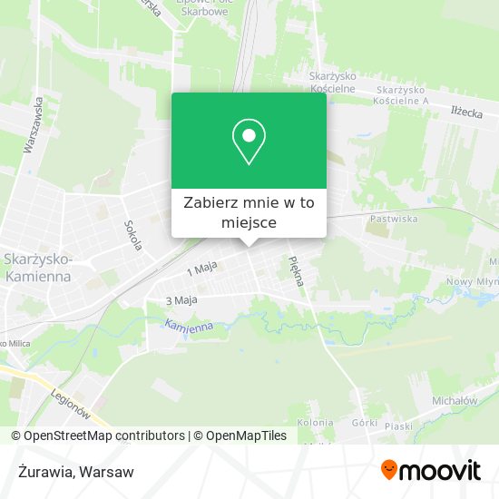 Mapa Żurawia