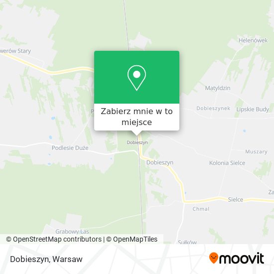 Mapa Dobieszyn