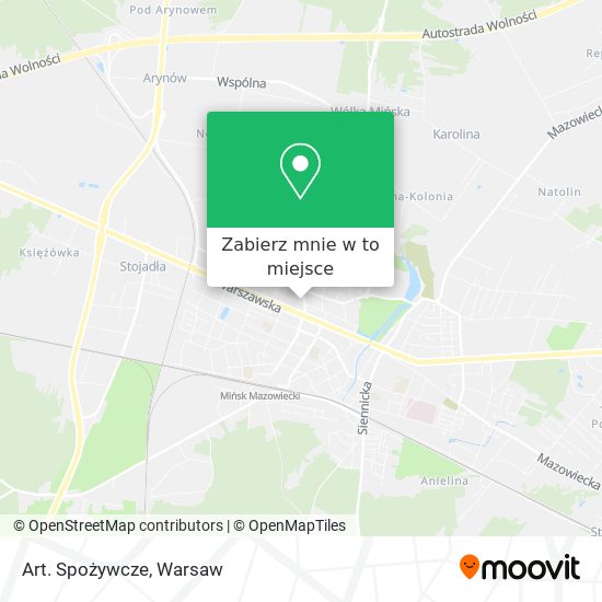 Mapa Art. Spożywcze