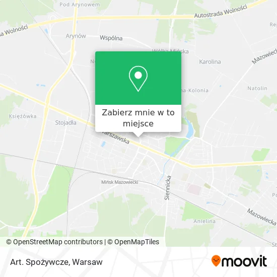 Mapa Art. Spożywcze
