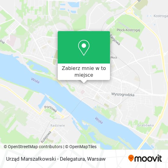 Mapa Urząd Marszałkowski - Delegatura