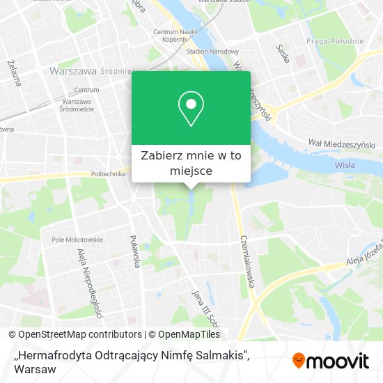 Mapa ,,Hermafrodyta Odtrącający Nimfę Salmakis''