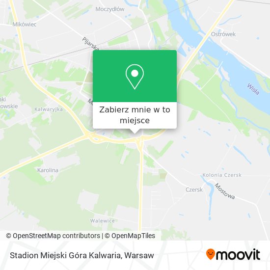 Mapa Stadion Miejski Góra Kalwaria