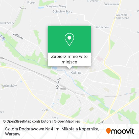 Mapa Szkoła Podstawowa Nr 4 Im. Mikołaja Kopernika